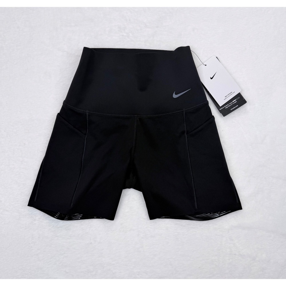 Nike Universa High Rise 5" Biker Shorts Black Womens XS FN3151-010 NEW